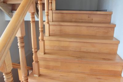 Curved Staircase Installation in Conroe, TX