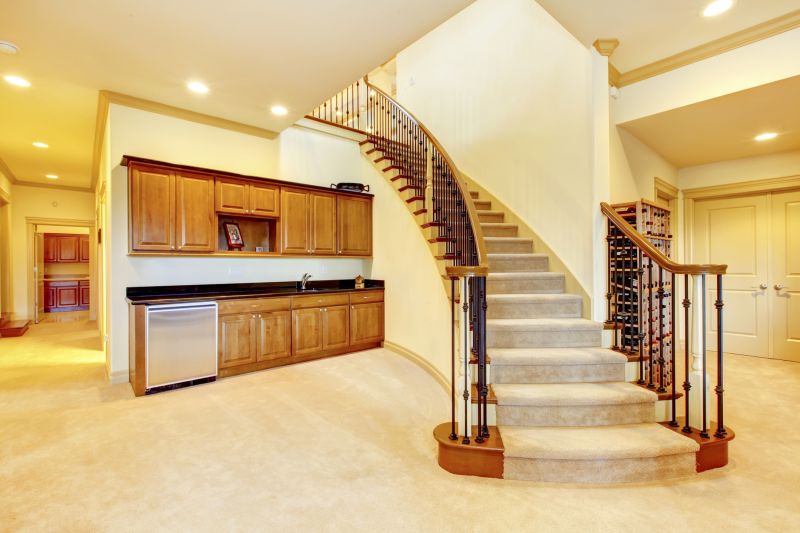 Curved Staircase Installation in Olathe, KS